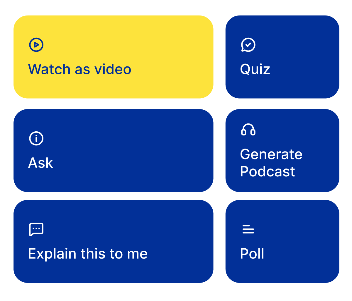 Multiple app icons representing the tools Prezi replaces