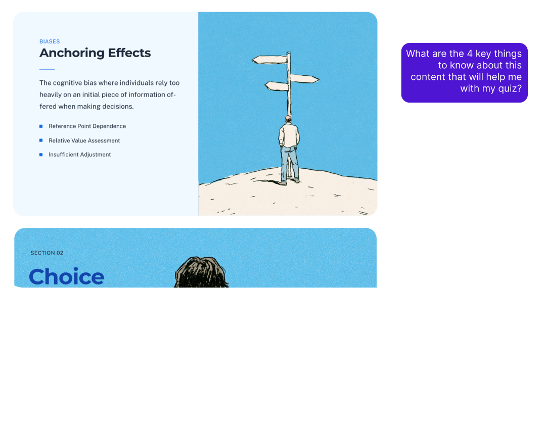 A recap of the session with highlights and next steps
